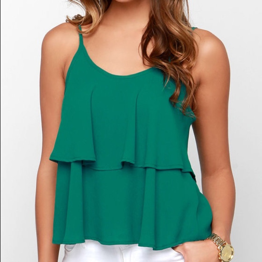 Lulus Two-Tiered Tank in Black